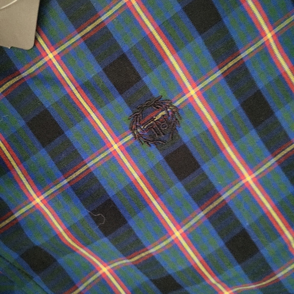 NWT Lauren Ralph Lauren Plaid Crest Button Down Shirt Boys Size 14 - Picture 5 of 8